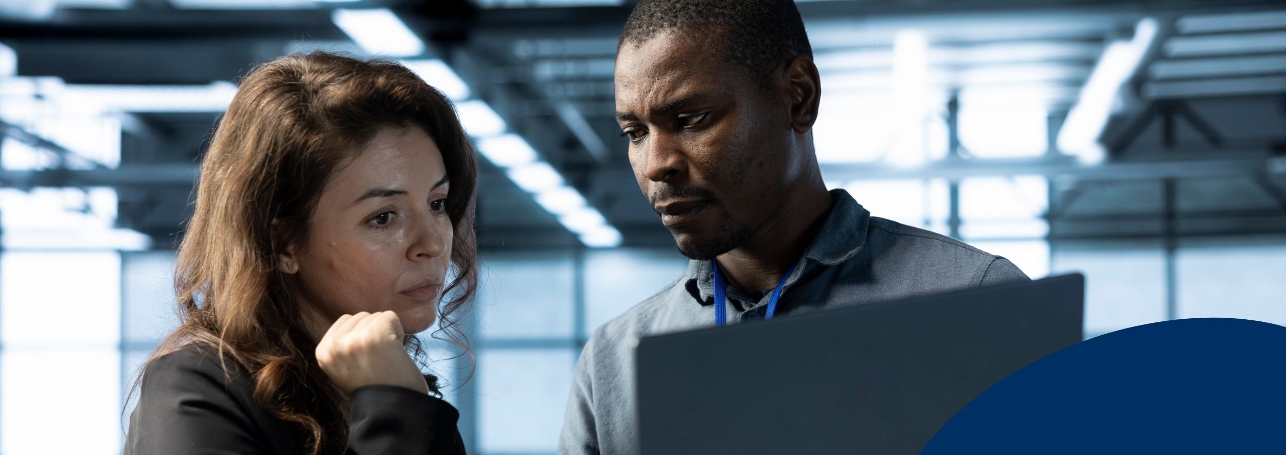 Twee collega's in gesprek