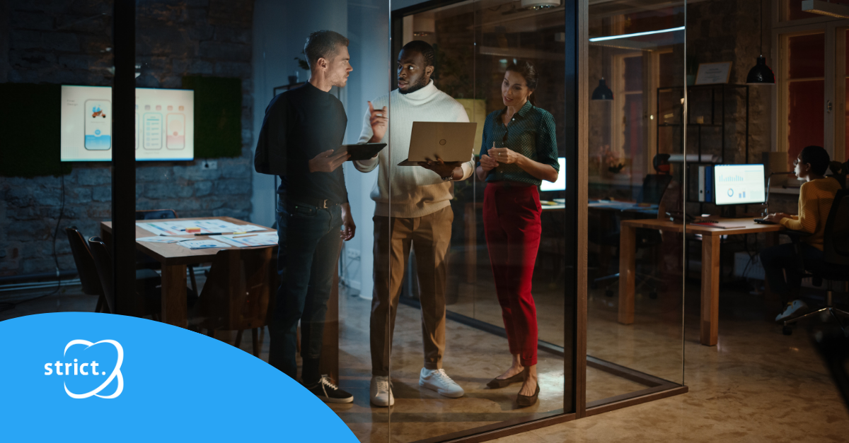 Collega's identificeren kritieke componenten van de organisatie